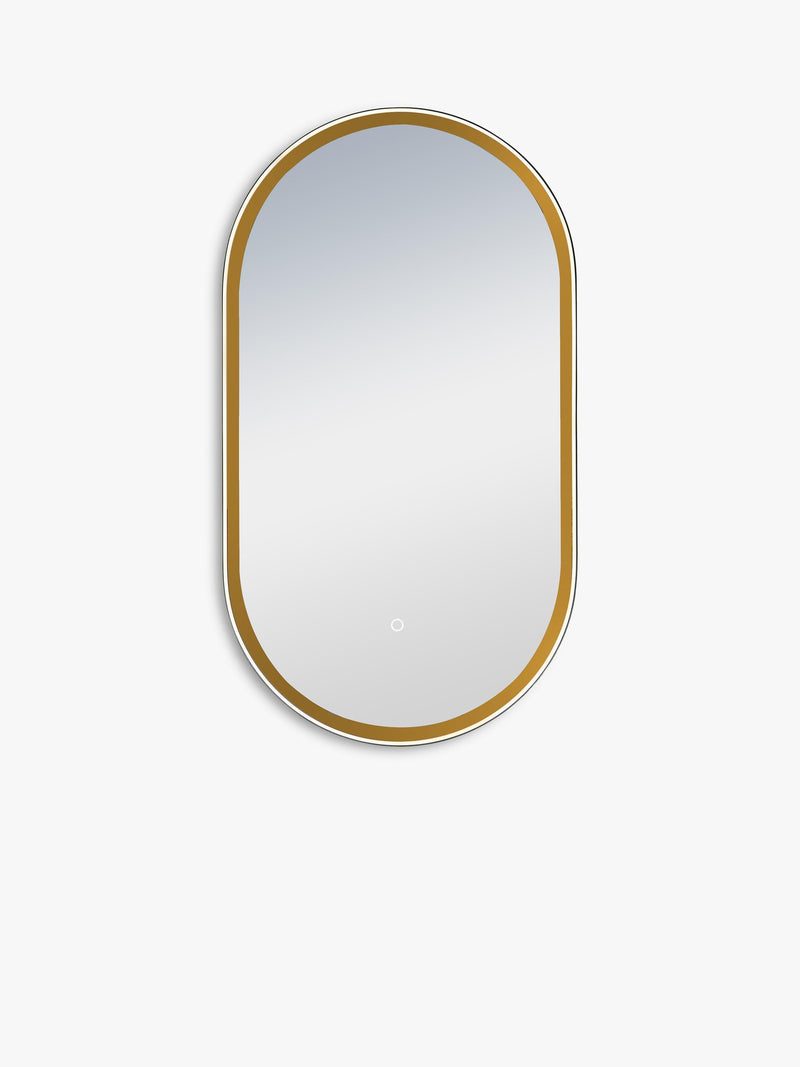 John Lewis Vela illuminated mirror 90x50cm, imported from the UK