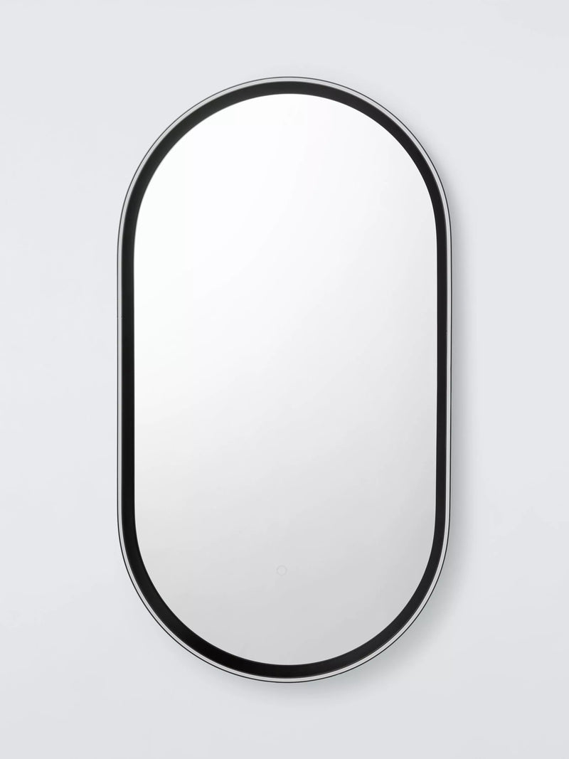 John Lewis Vela Pill illuminated mirror 90x50cm, imported from the UK