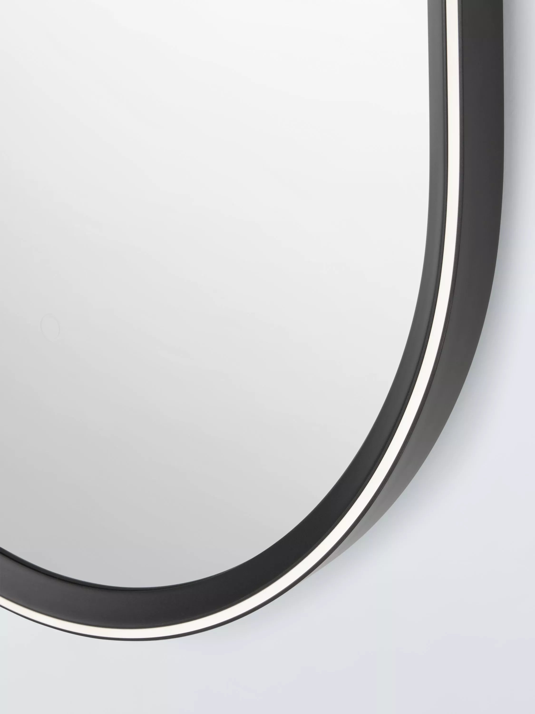 John Lewis Vela Pill illuminated mirror 90x50cm, imported from the UK