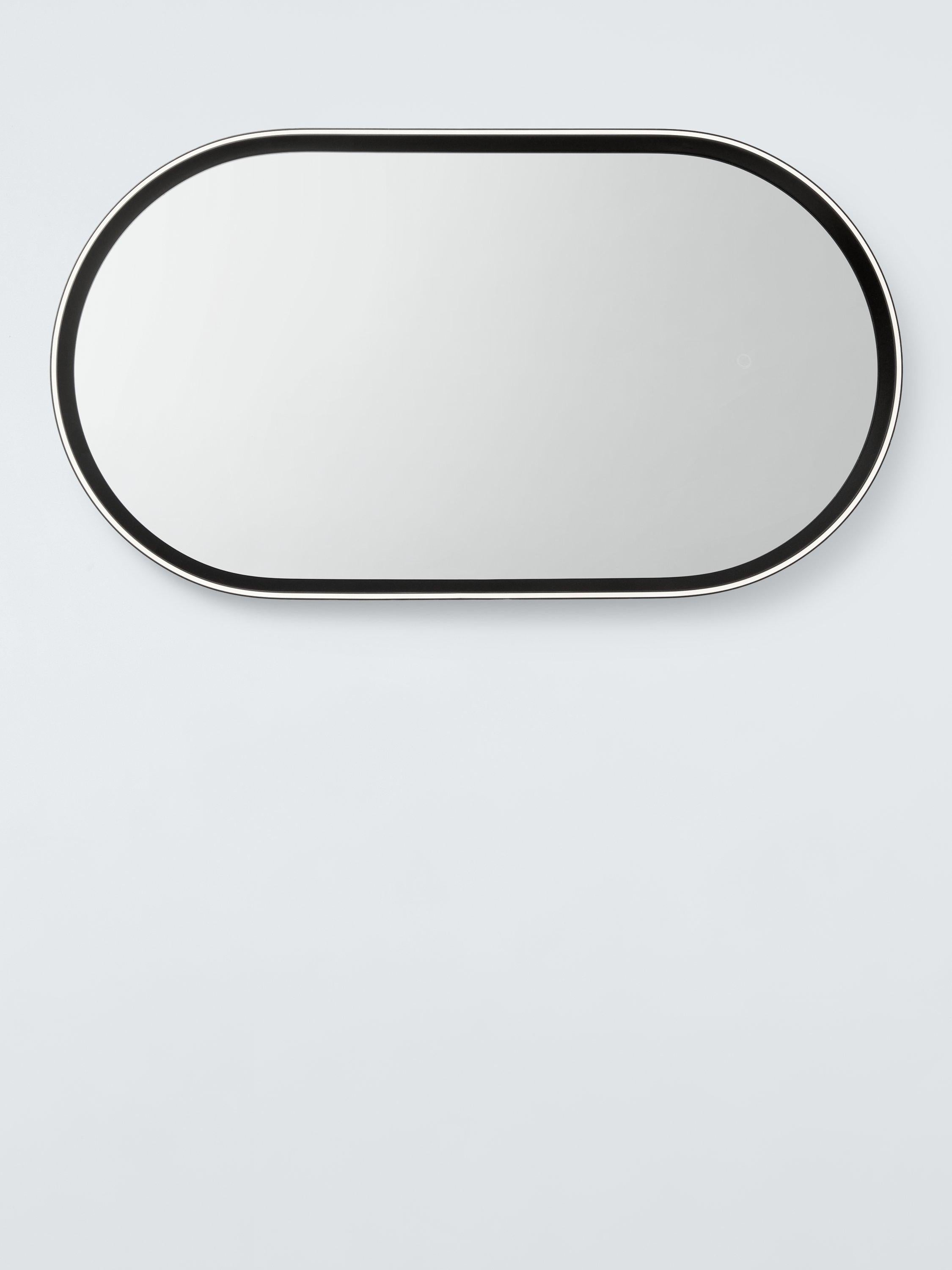 John Lewis Vela Pill illuminated mirror 90x50cm, imported from the UK