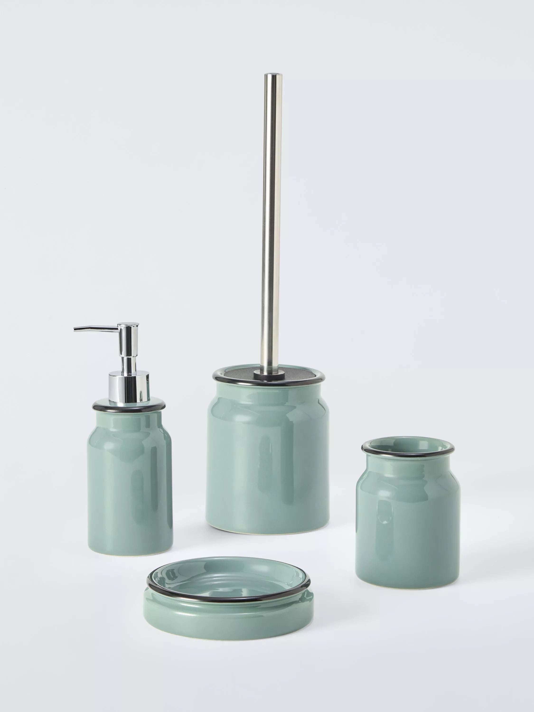 John Lewis enamel effect toilet brush, UK version