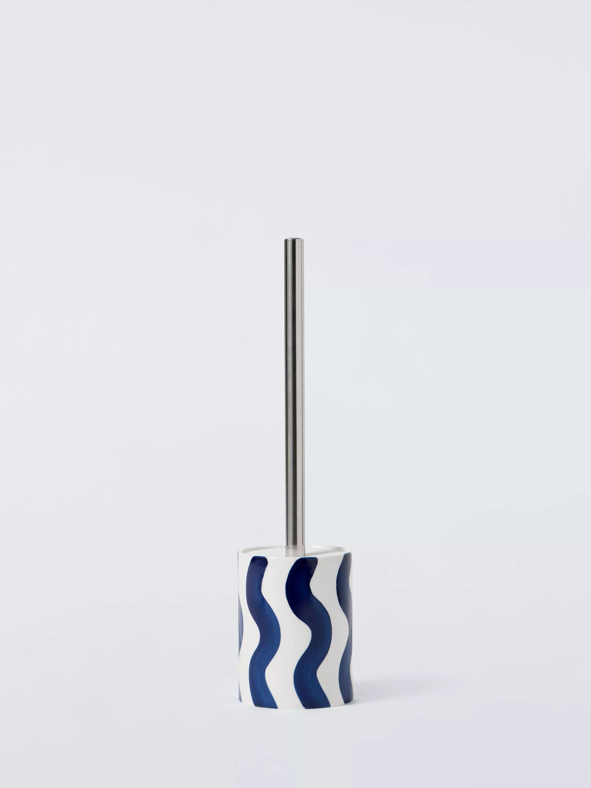 John Lewis Wavy Stripe toilet brush and holder, UK version