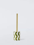 John Lewis Wavy Stripe Toilet Brush and Holder