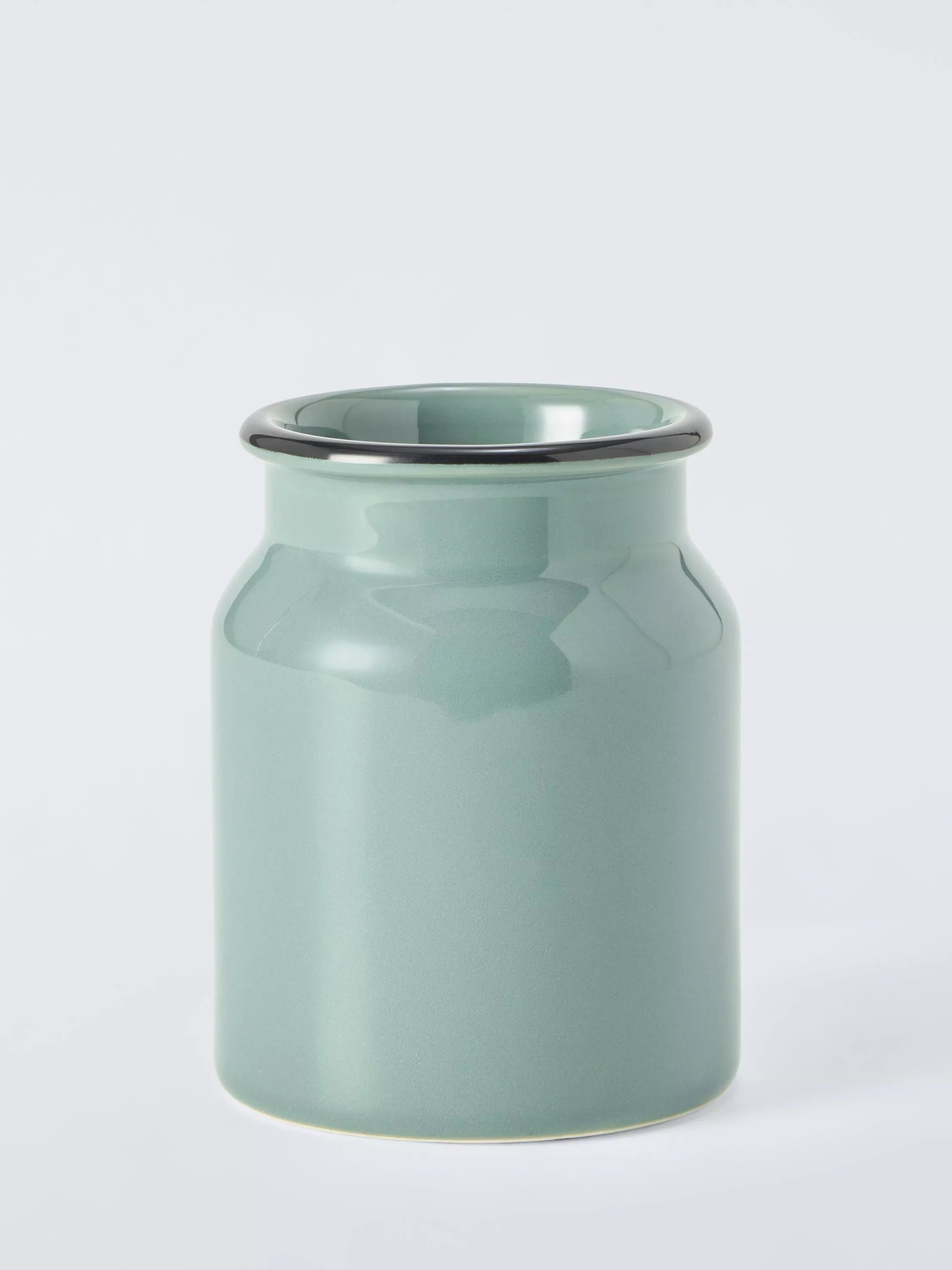John Lewis Enamel Effect Bathroom Tumbler, Sage