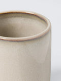 John Lewis grey glazed ceramic bathroom tumbler - British product