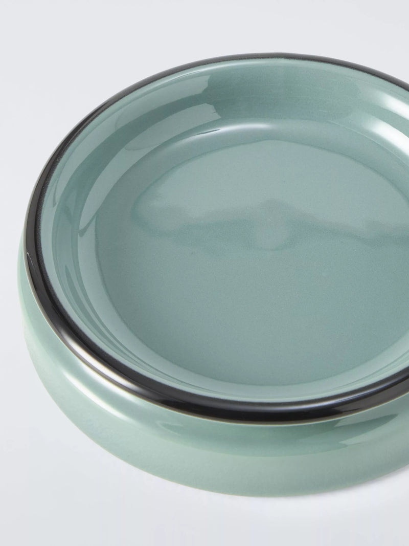 John Lewis Enamel Effect Soap Dish ceramic glazed finish, UK version