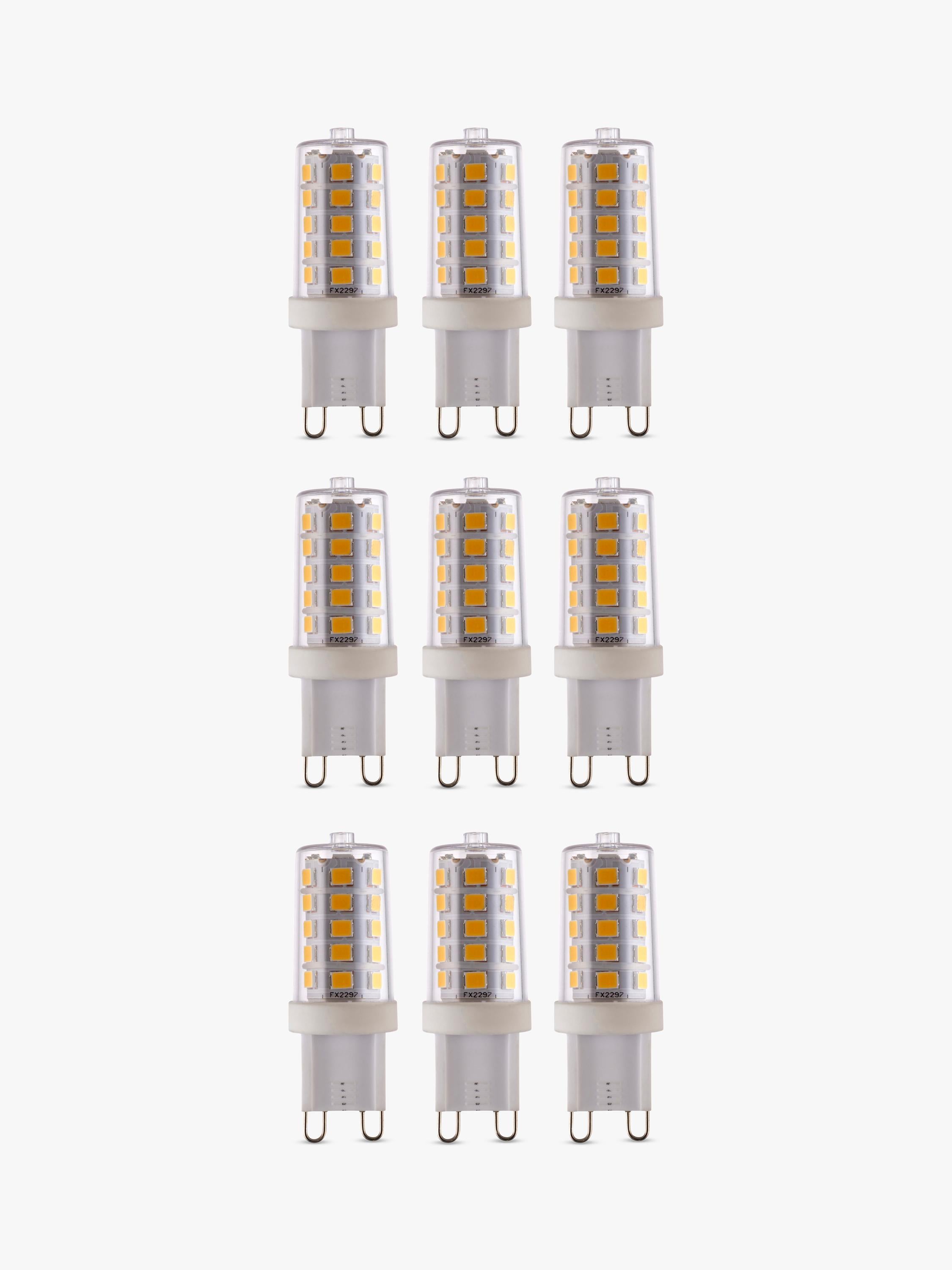 Saxby G9 LED bulbs 3.2W cool white 9-pack - British product