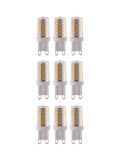 Saxby G9 LED bulbs 3.2W cool white 9-pack - British product