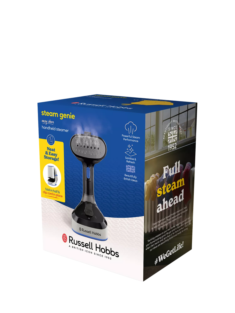 Russell Hobbs handheld steamer Steam Genie Easy Store (British brand)