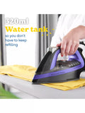 Russell Hobbs Easy Store Pro steam iron purple black - British product