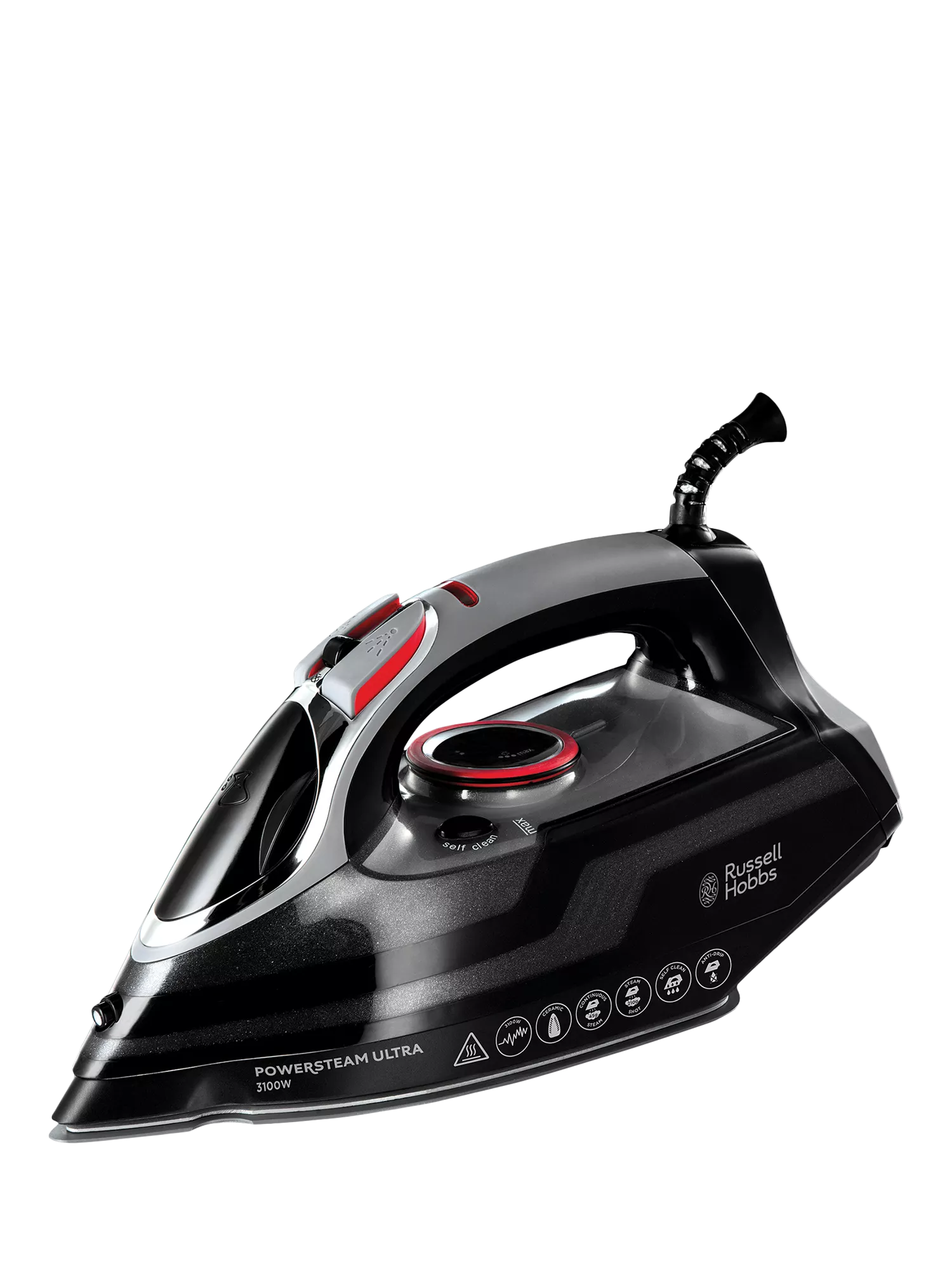 Russell Hobbs PowerSteam Ultra iron black/grey, UK version