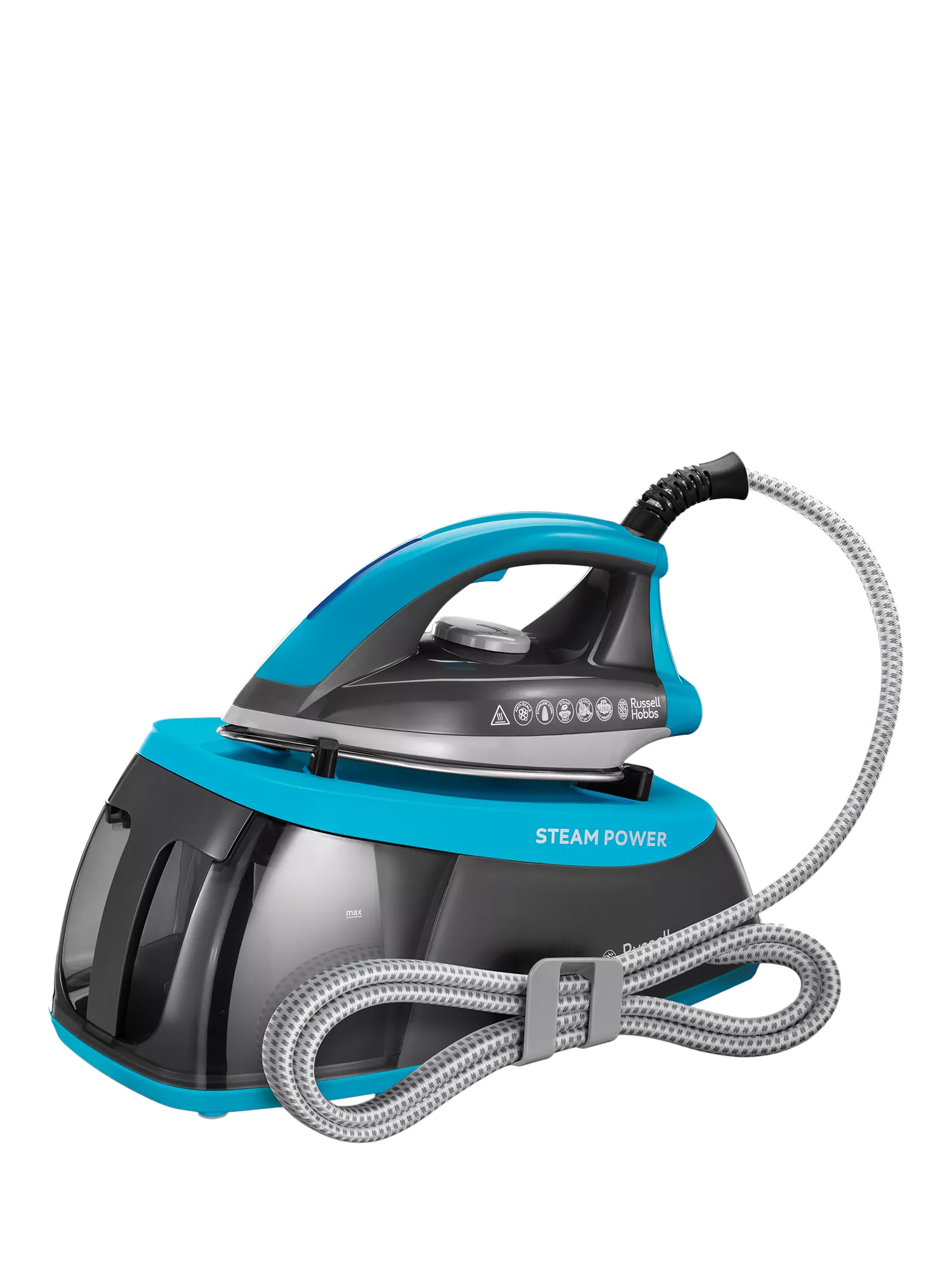 Russell Hobbs SteamPower Aqua steam iron, imported from the UK