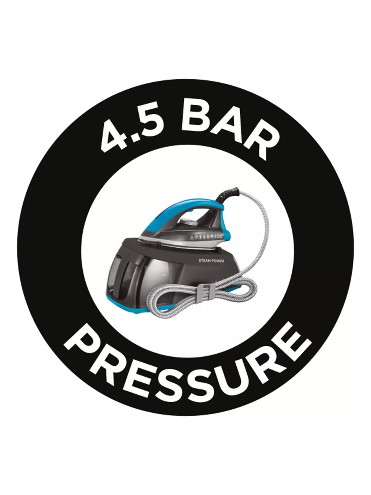 Russell Hobbs SteamPower Aqua steam iron, imported from the UK