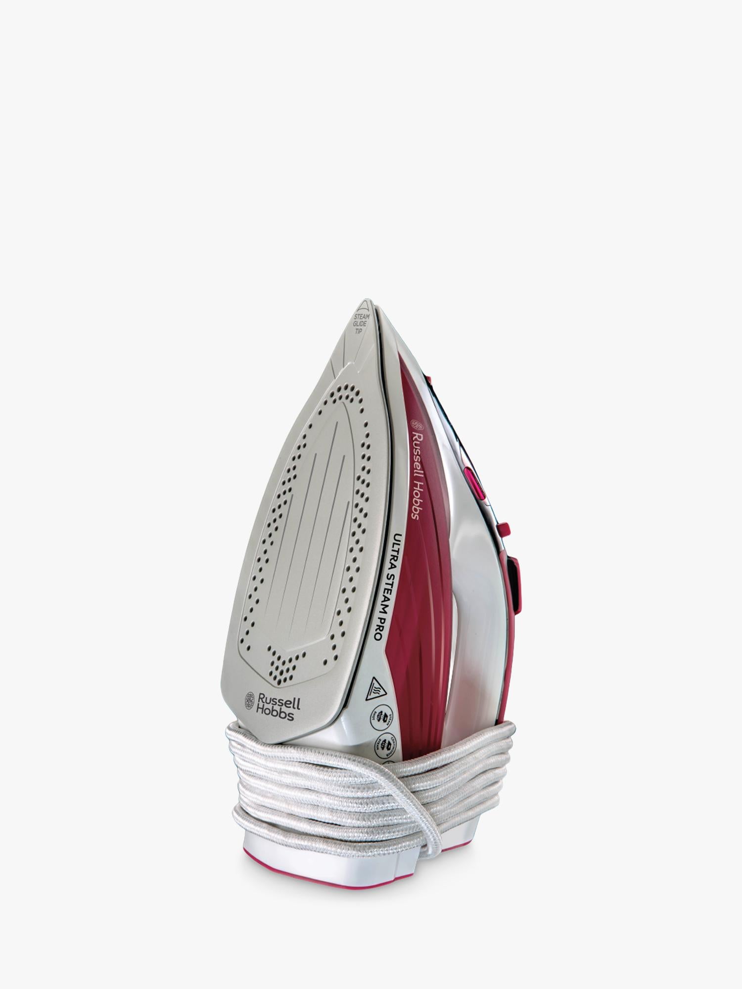 Russell Hobbs Ultra Steam Pro iron ceramic soleplate 320ml (British brand)