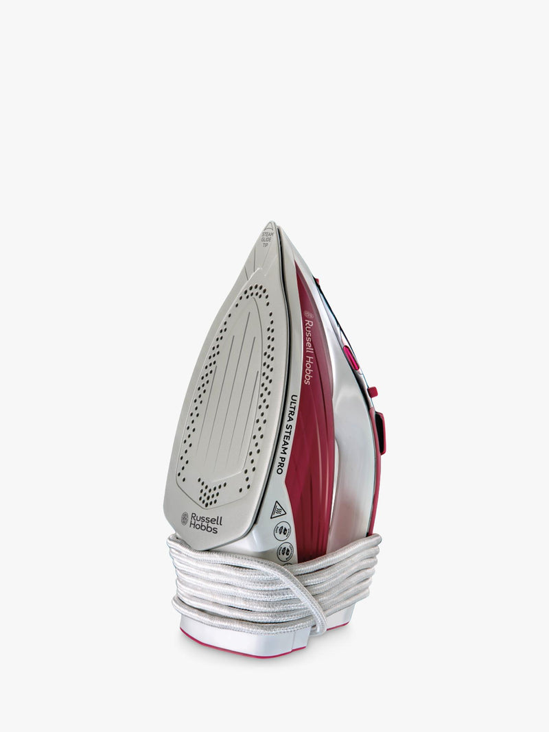 Russell Hobbs Ultra Steam Pro iron ceramic soleplate 320ml (British brand)