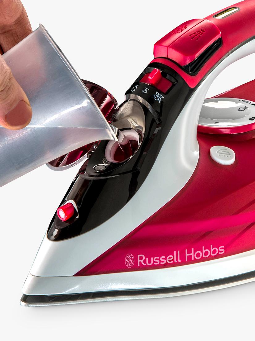 Russell Hobbs Ultra Steam Pro iron ceramic soleplate 320ml (British brand)