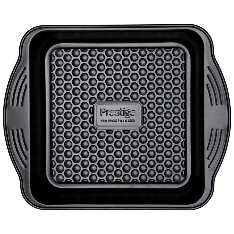 Prestige Aerolift square cake tin 8 inch, imported from the UK