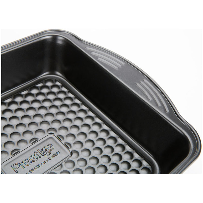 Prestige Aerolift square cake tin 8 inch, imported from the UK
