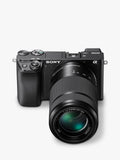 Sony A6100 mirrorless camera with double zoom lens kit - British product