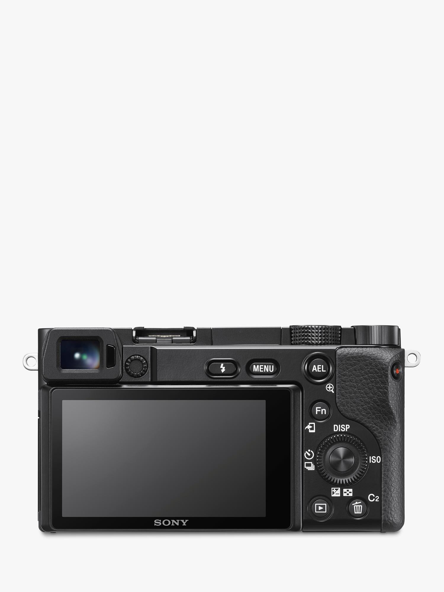 Sony A6100 mirrorless camera with double zoom lens kit - British product