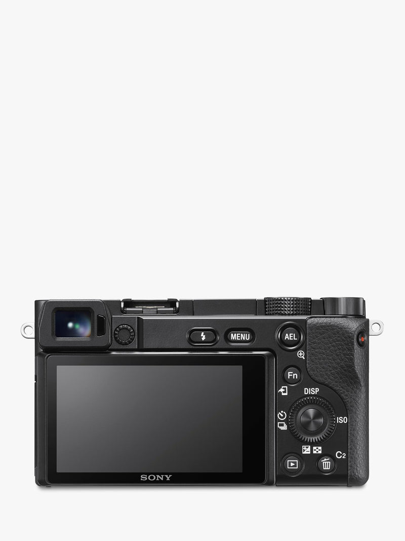 Sony A6100 mirrorless camera with double zoom lens kit - British product