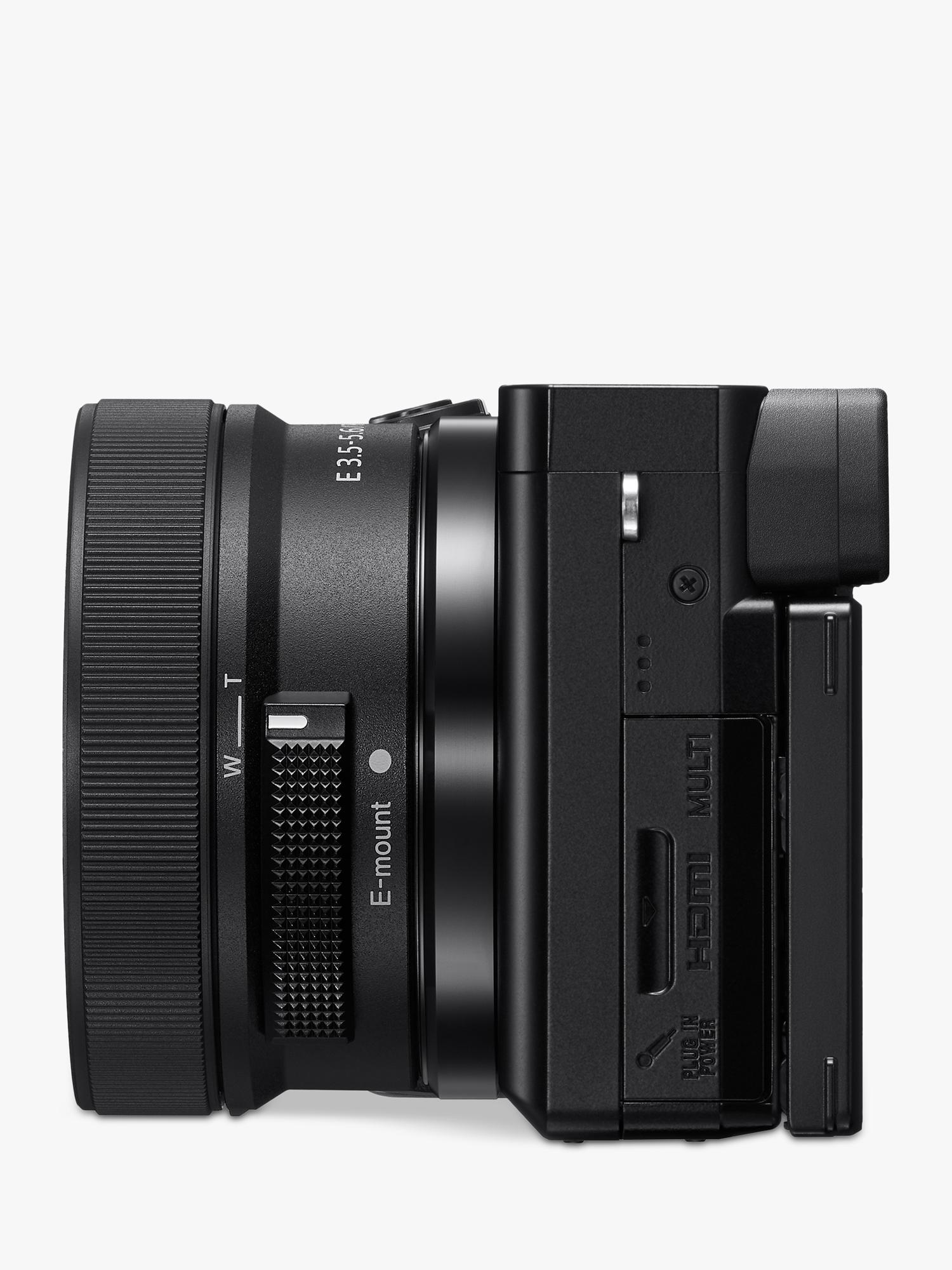 Sony A6100 mirrorless camera with double zoom lens kit - British product