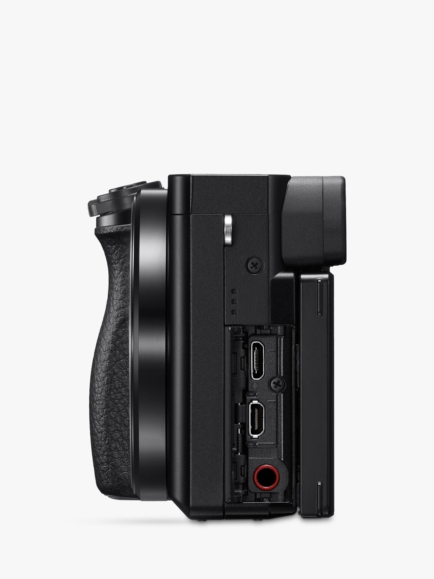 Sony A6100 mirrorless camera with double zoom lens kit - British product