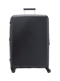 Nere Bondi 4-Wheel Spinner 80cm Expandable Large Suitcase, 140/156L, Black