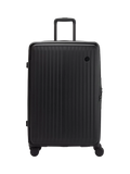 Nere Venture Dual Open 4-Wheel Spinner 76cm Large Suitcase, 98L, Black