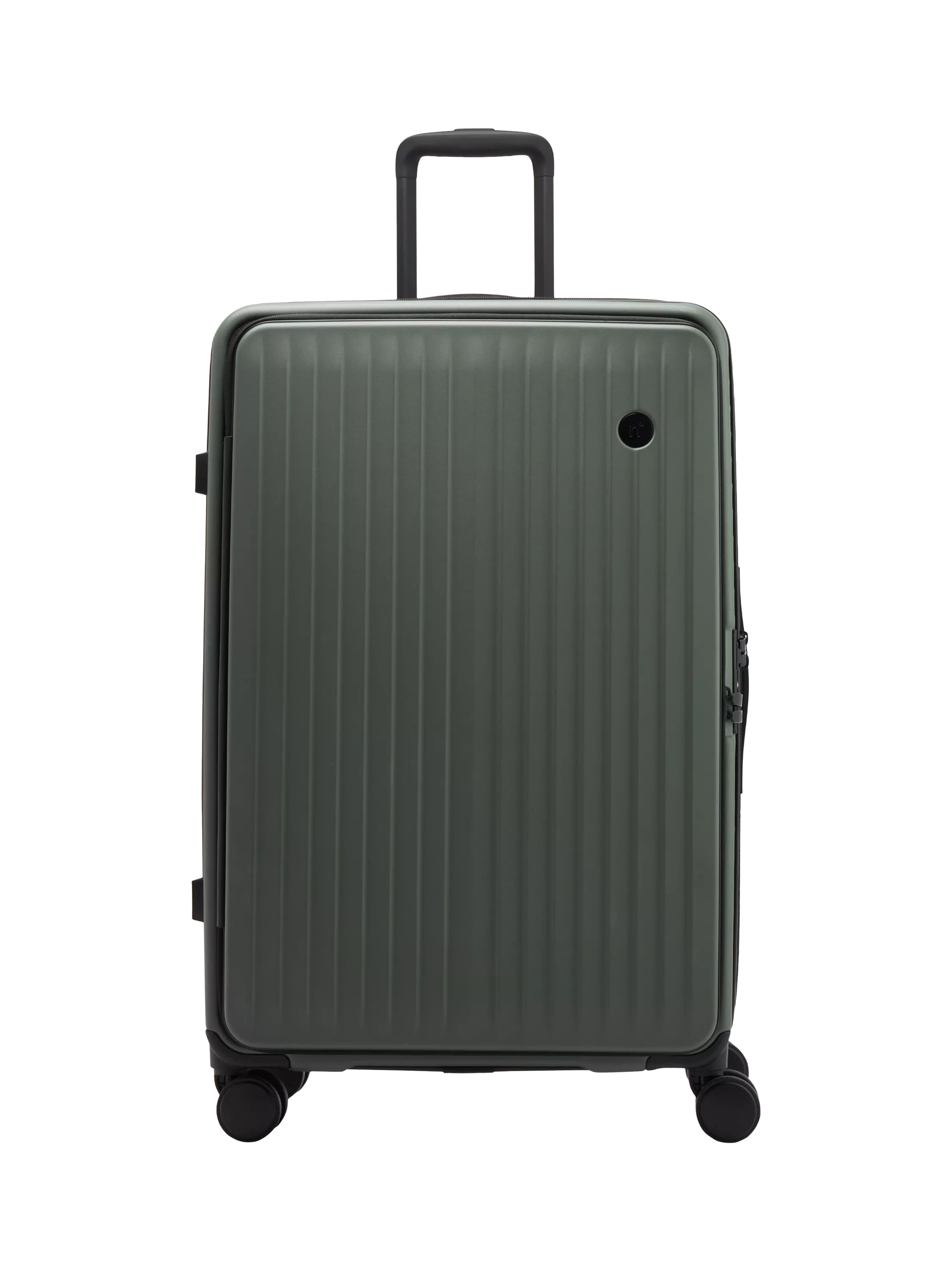 Nere Venture Dual Open 4-Wheel Spinner 76cm Large Suitcase, 98L, Khaki