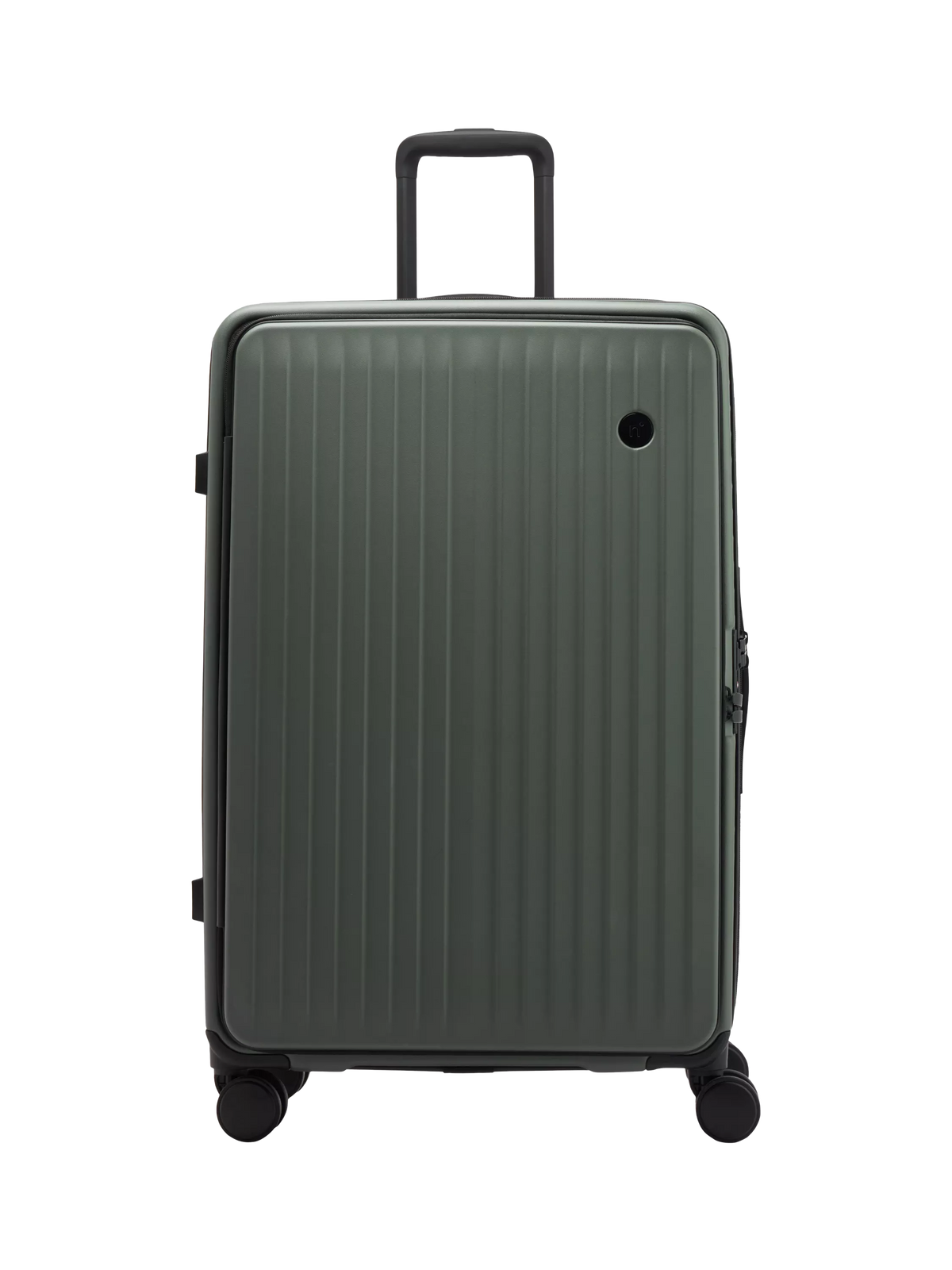 Nere Venture Dual Open 4-Wheel Spinner 76cm Large Suitcase, 98L, Khaki