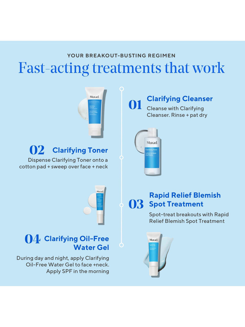 Murad clarifying water gel 60ml - British product