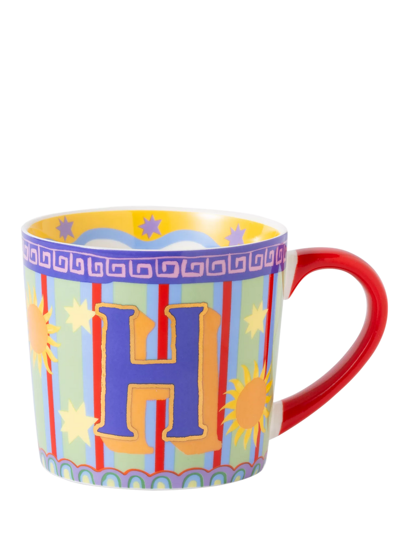 Eleanor Bowmer Monogram Alphabet New Bone China Mug, 300ml, H