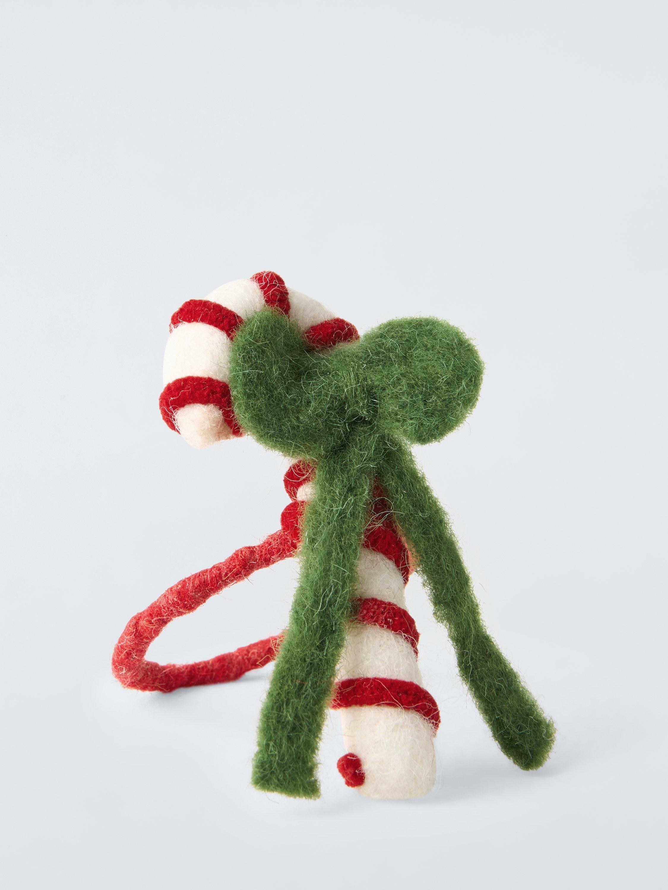 John Lewis candy cane felt napkin rings set of 4 - British product