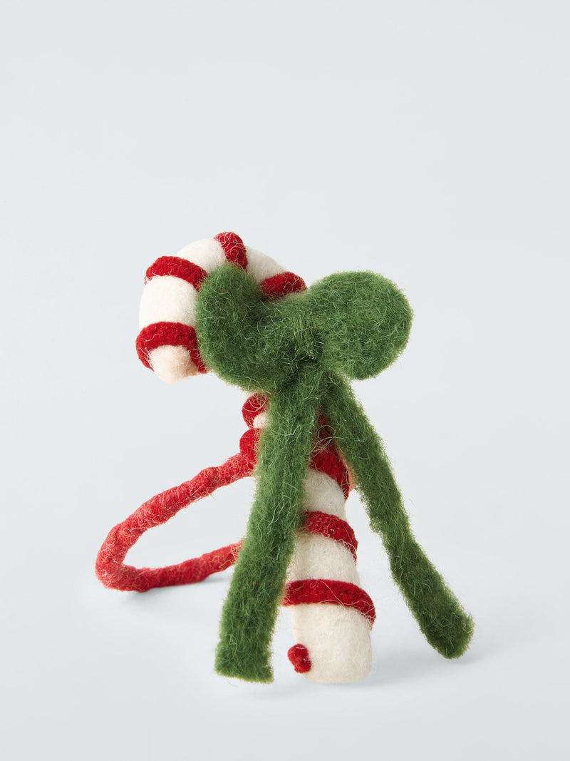 John Lewis candy cane felt napkin rings set of 4 - British product