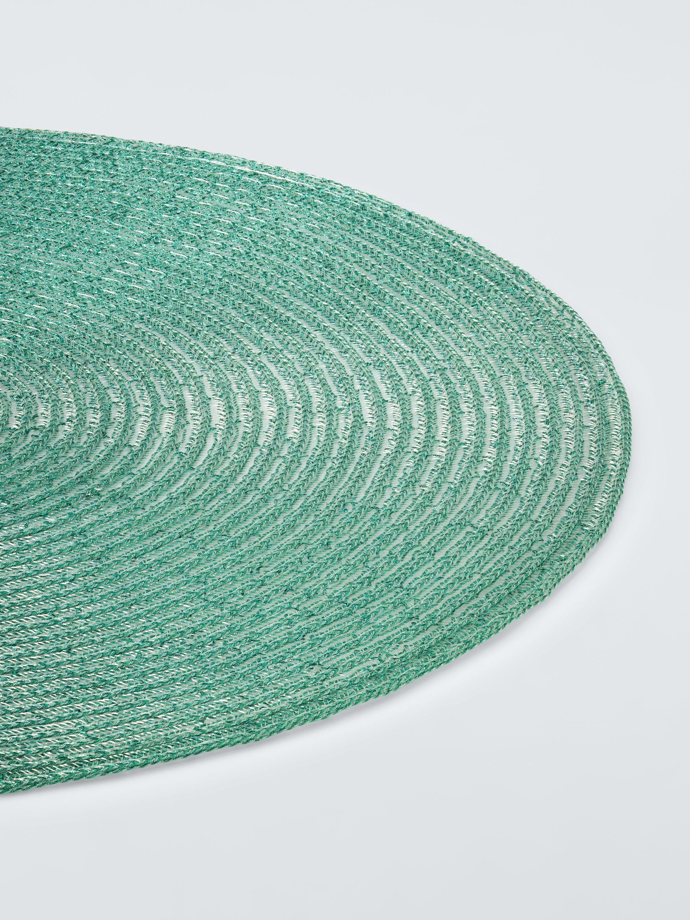 John Lewis set of 4 sparkle round braided placemats British product
