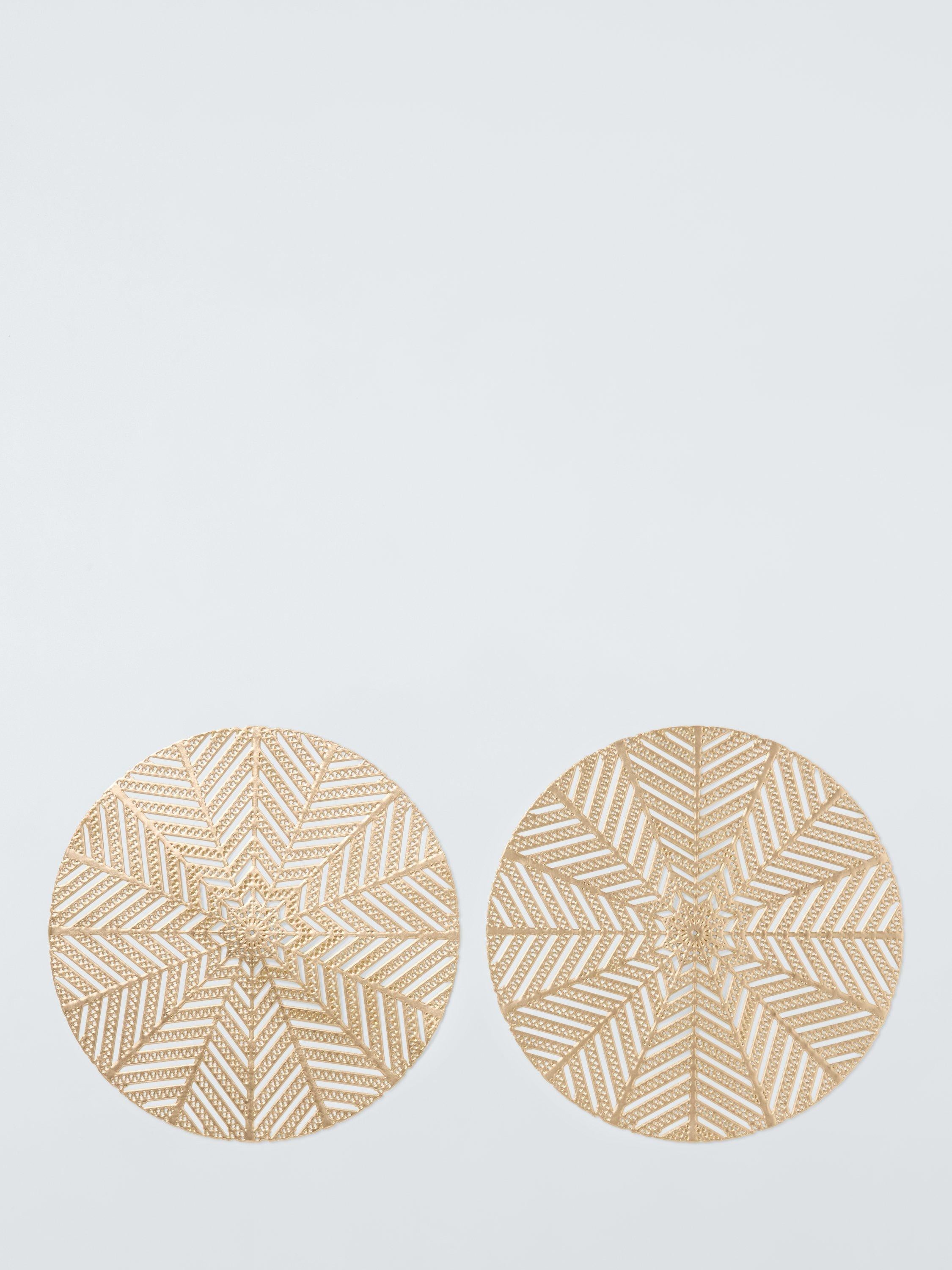 John Lewis cut-out snowflake PVC placemats set of 2, UK version