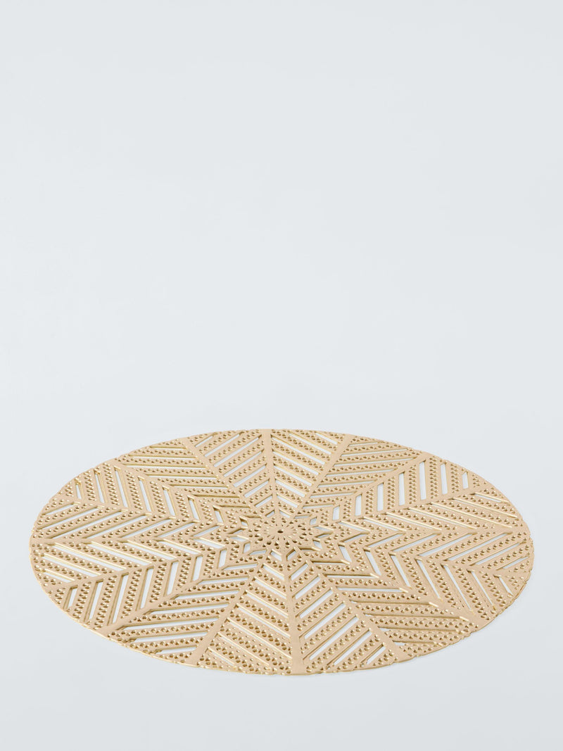 John Lewis cut-out snowflake PVC placemats set of 2, UK version