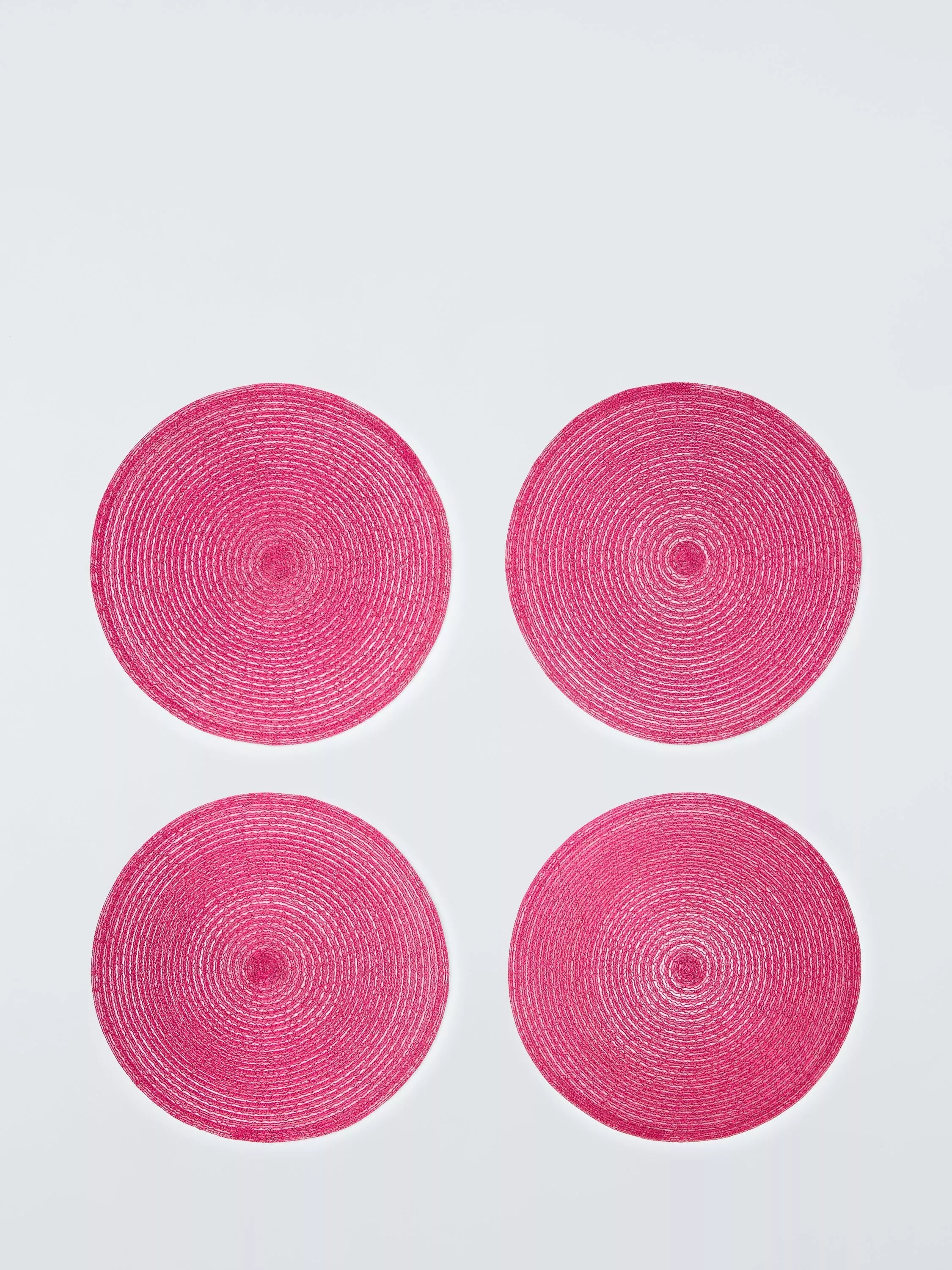 John Lewis sparkle braided placemats set of 4 red - British product