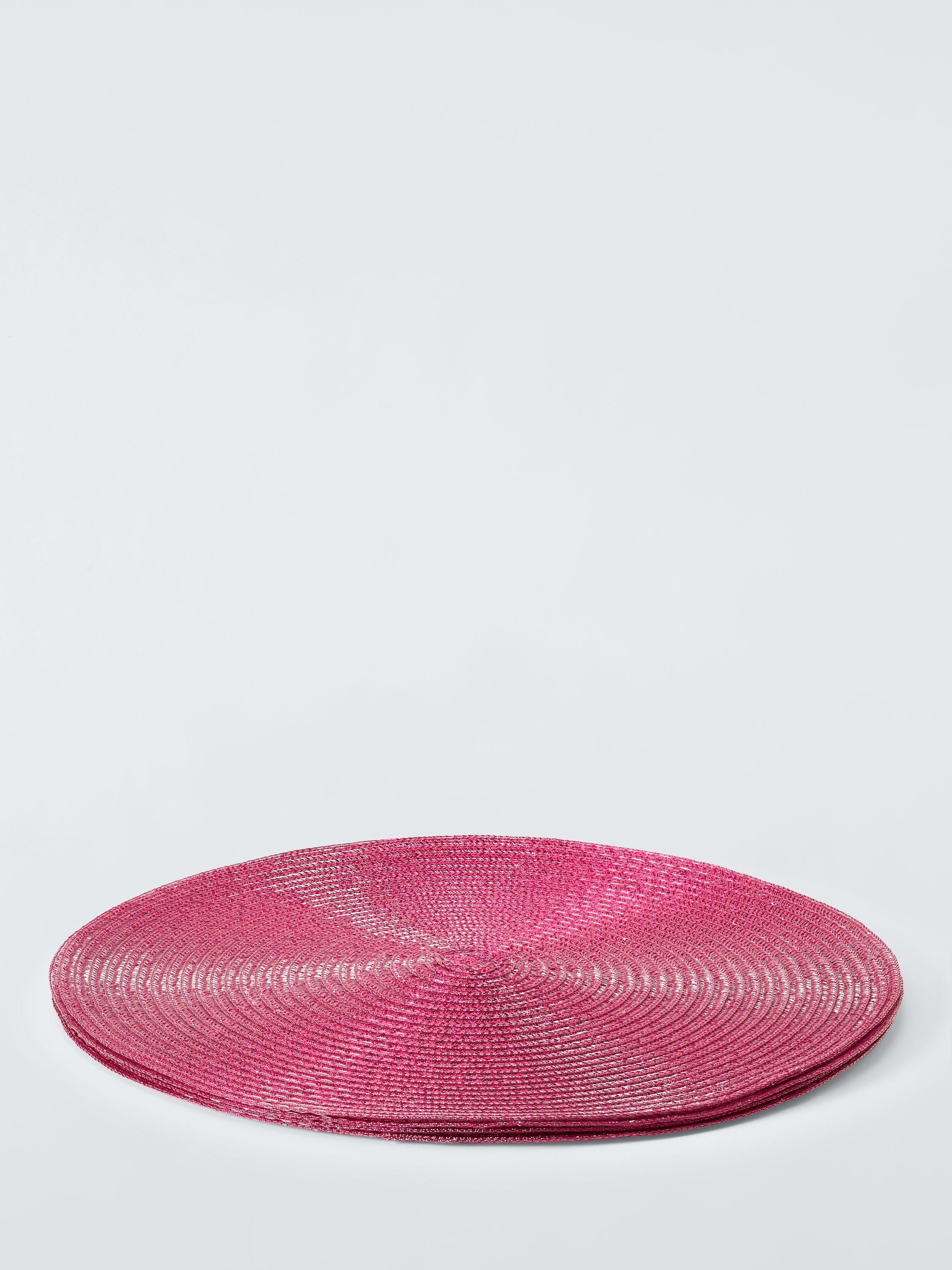 John Lewis sparkle braided placemats set of 4 red - British product