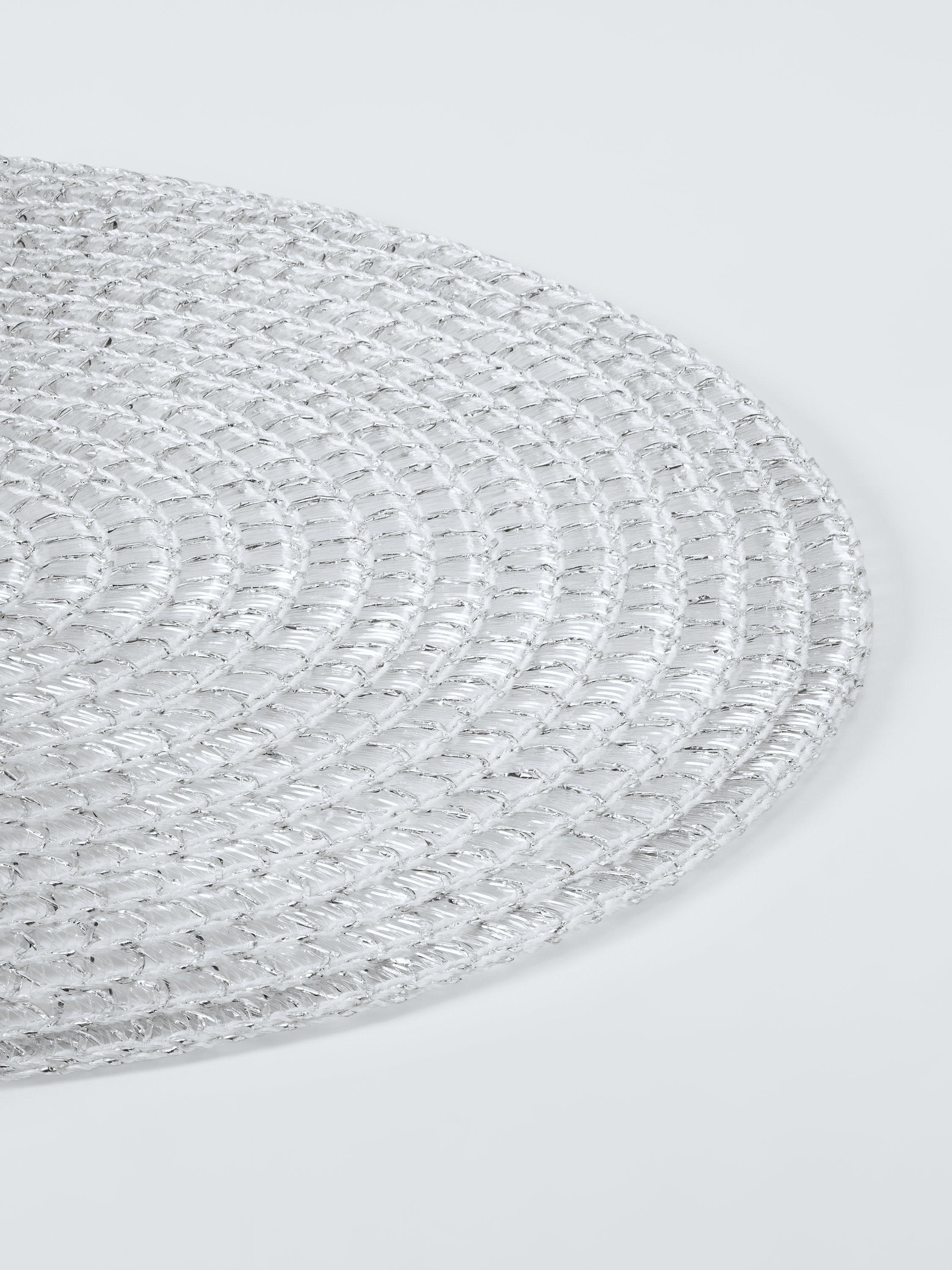 John Lewis braided placemats silver set of 4 (British brand)