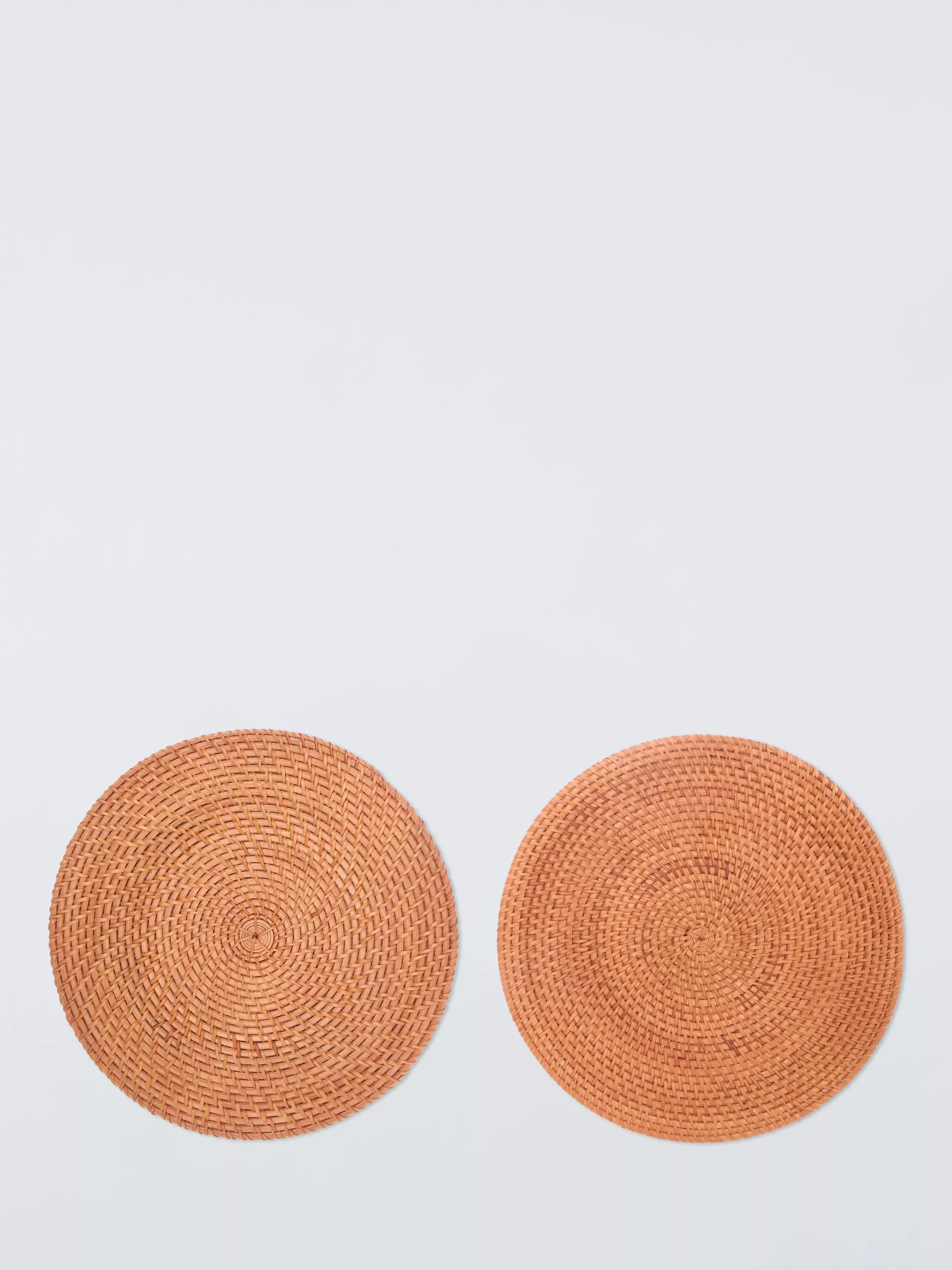 John Lewis round placemats set of 2 natural, imported from the UK