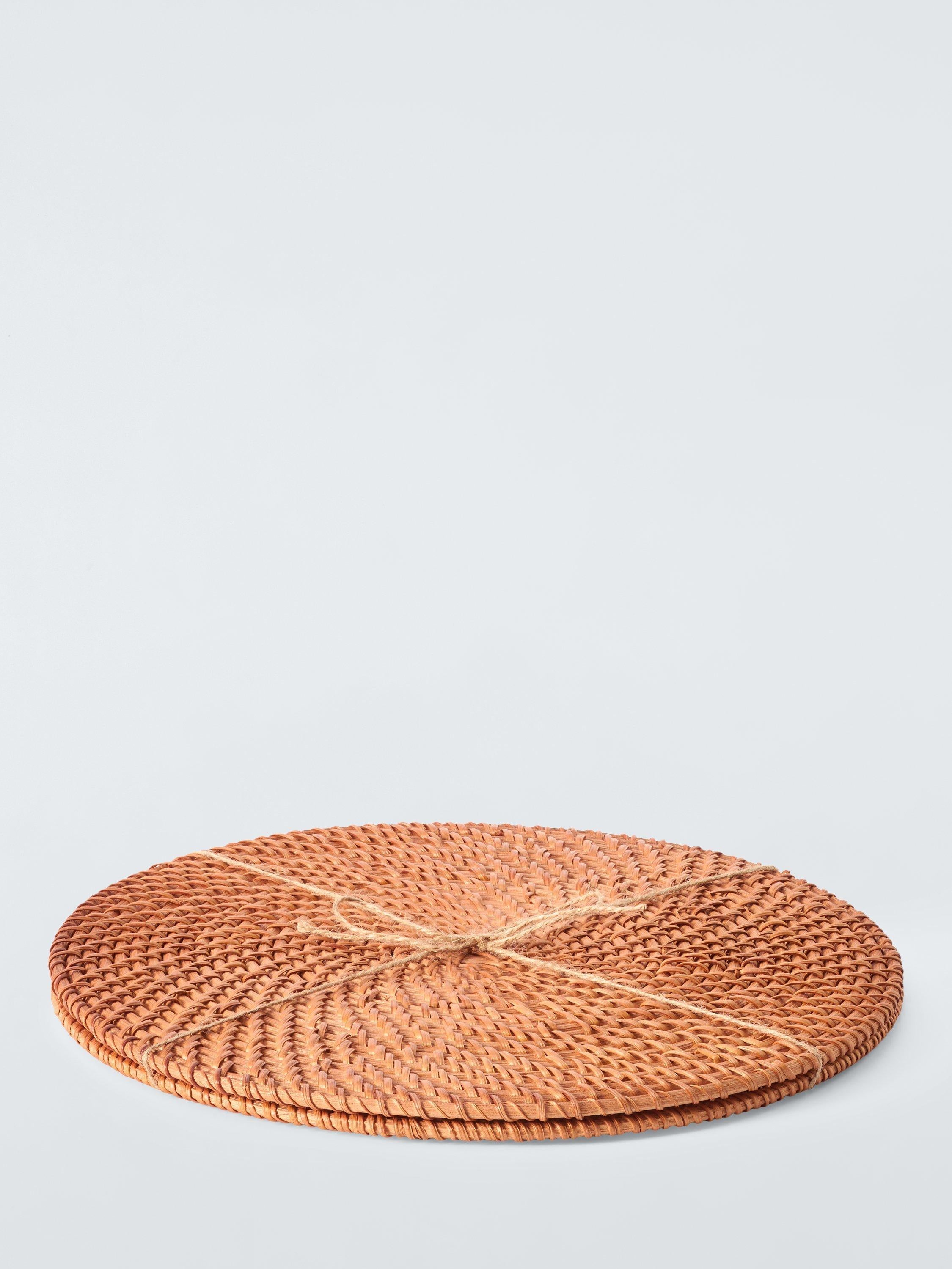 John Lewis round placemats set of 2 natural, imported from the UK