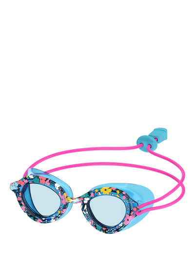 John Lewis Speedo Kids Sunny G Seashell Print Swimming Goggles, Ditsy/Celeste- Buy online at McGrocer