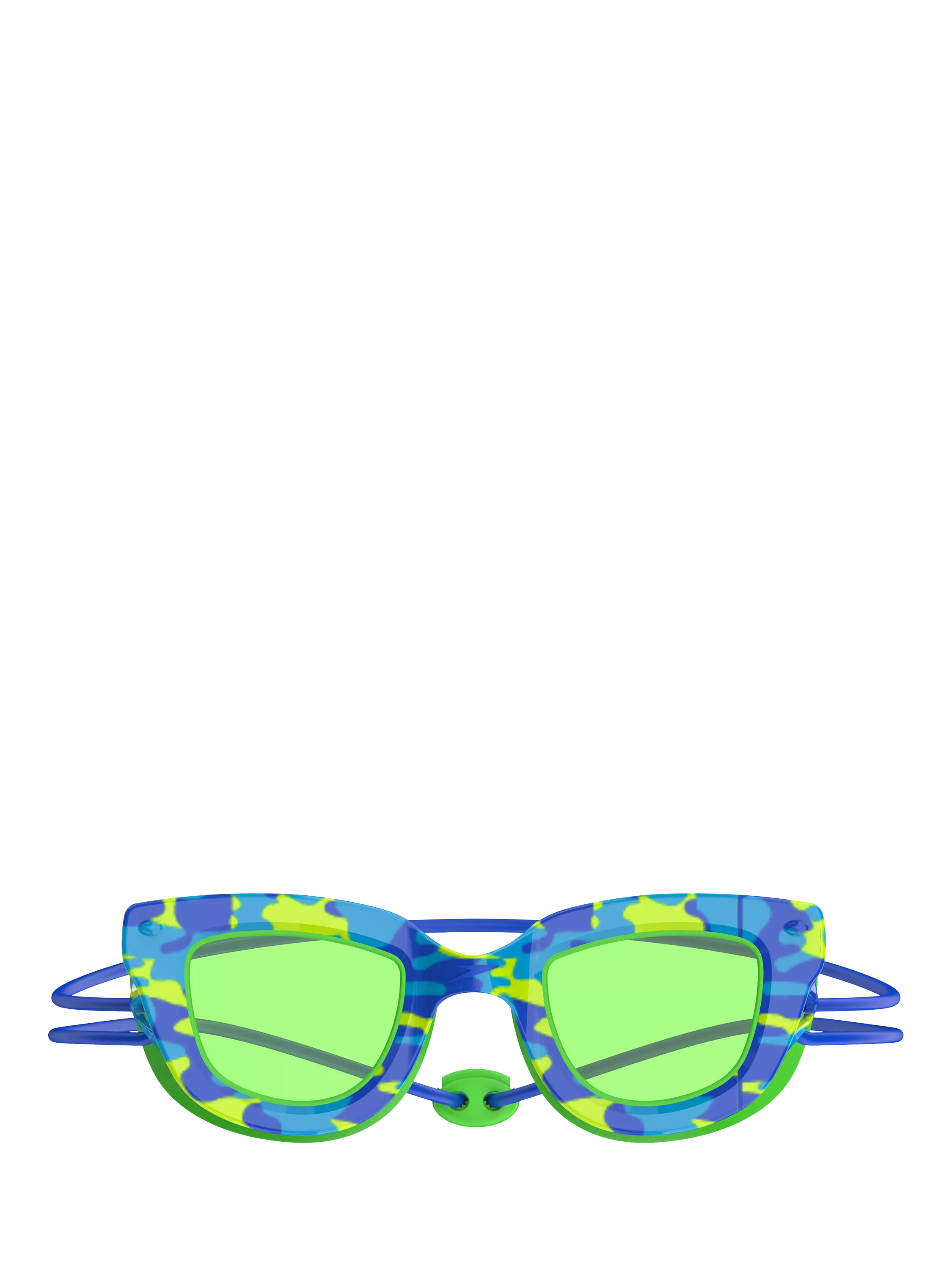 Speedo kids swim goggles Sunny Sea print Blue/Green - British product