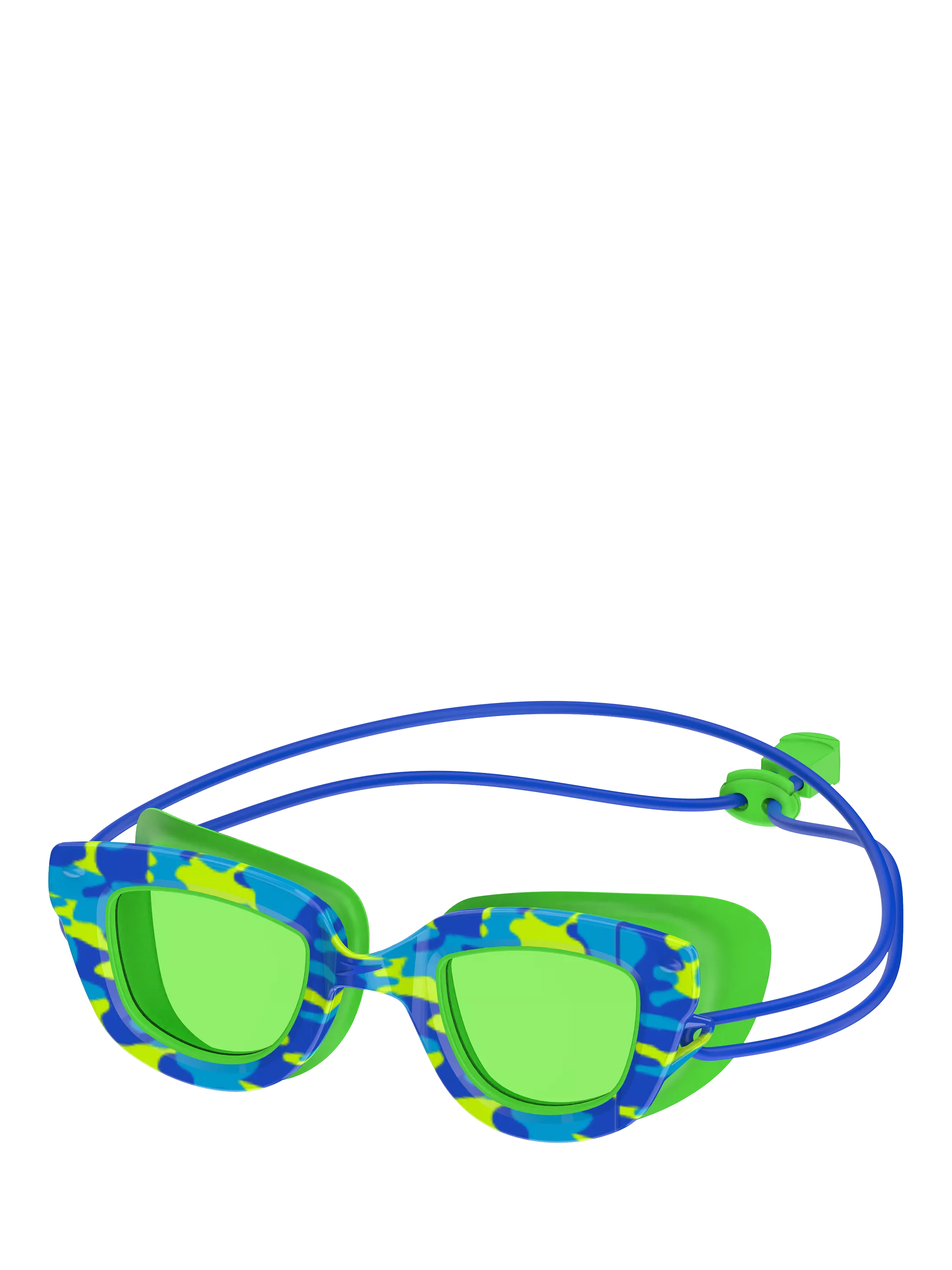 Speedo kids swim goggles Sunny Sea print Blue/Green - British product