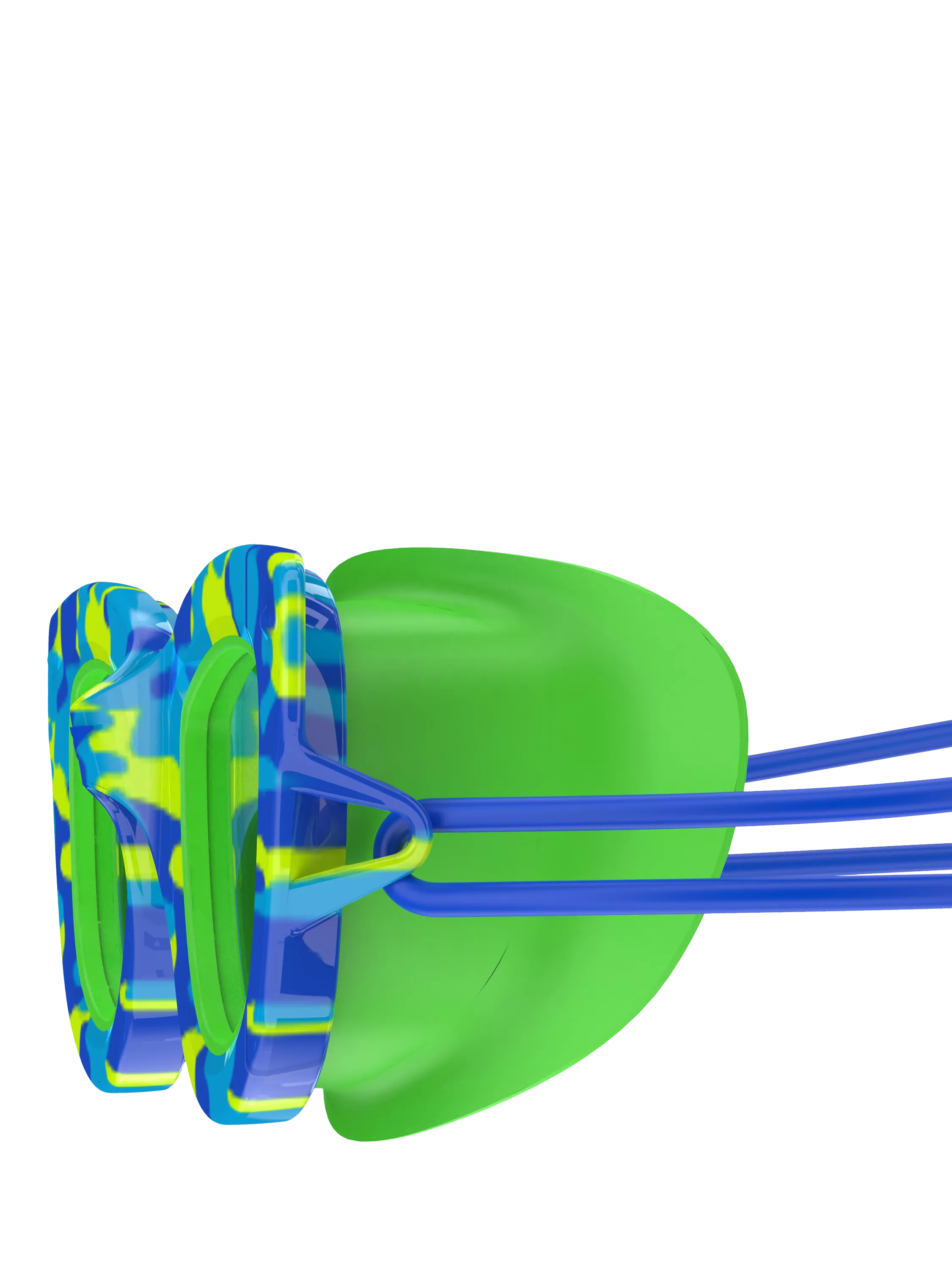 Speedo kids swim goggles Sunny Sea print Blue/Green - British product