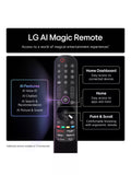 LG 77-inch OLED evo 4K HDR smart TV, imported from the UK