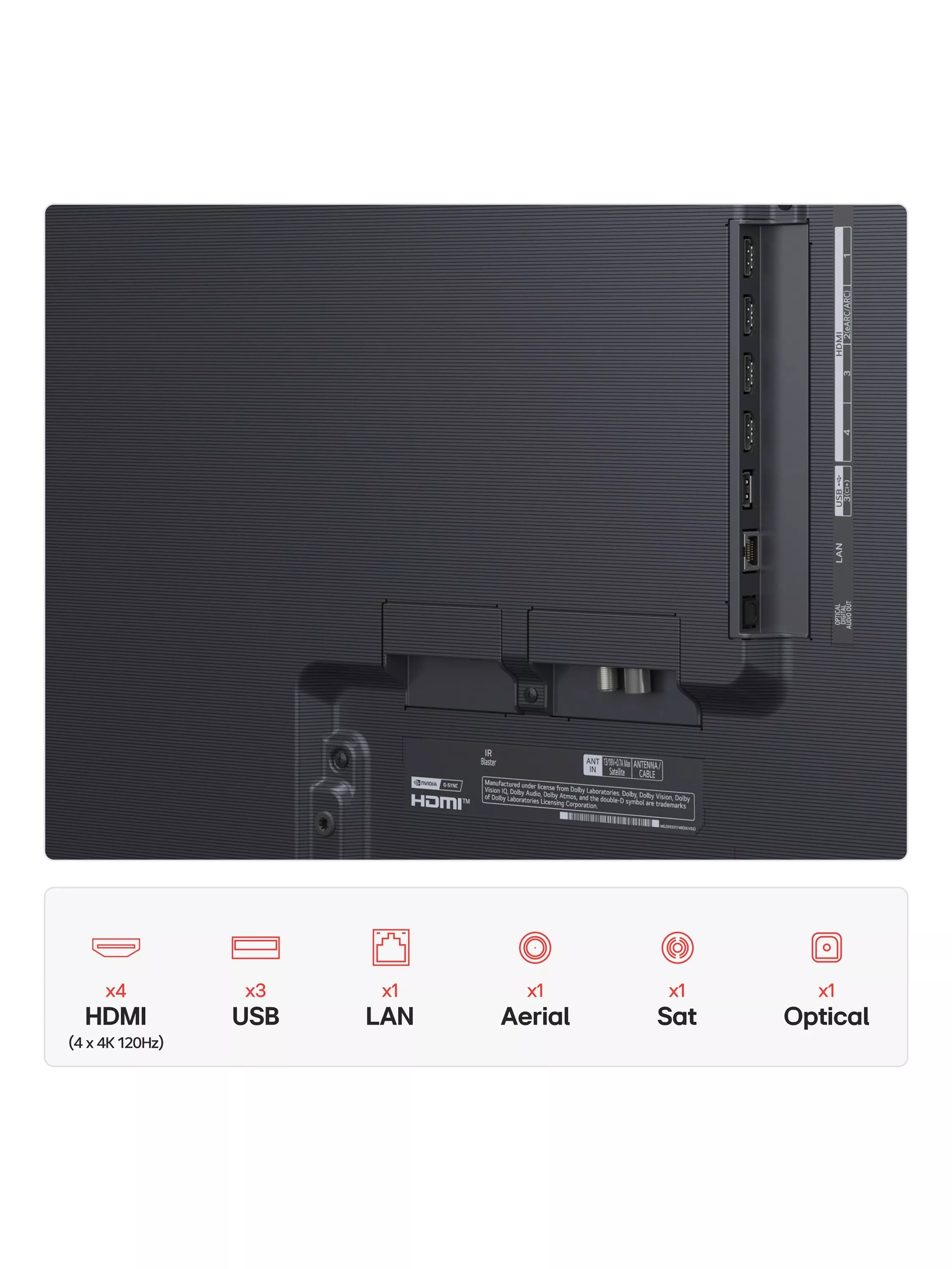 LG 77-inch OLED evo 4K HDR smart TV, imported from the UK
