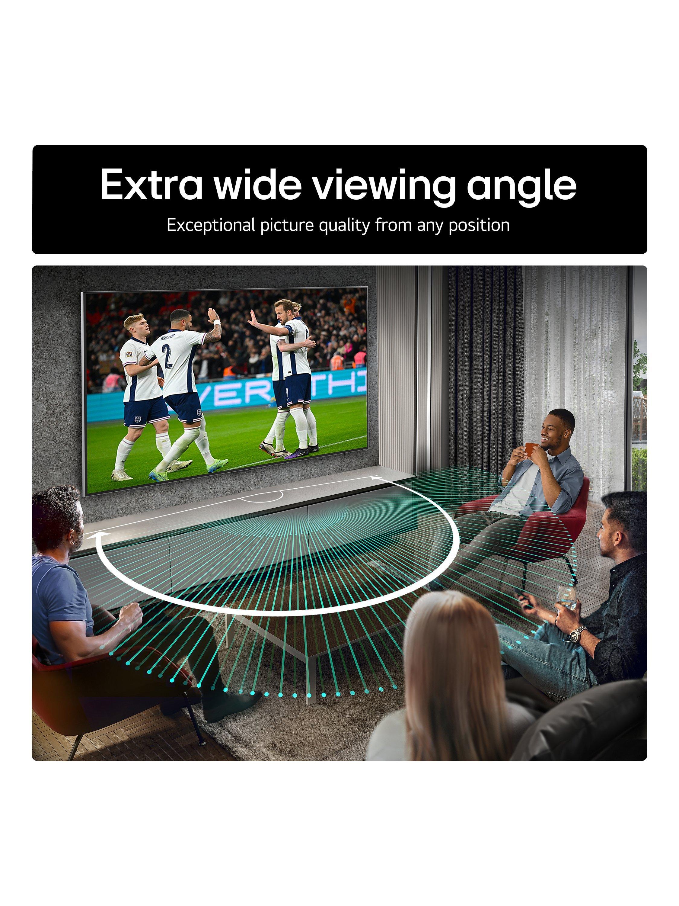 LG 77-inch OLED evo 4K HDR smart TV, imported from the UK